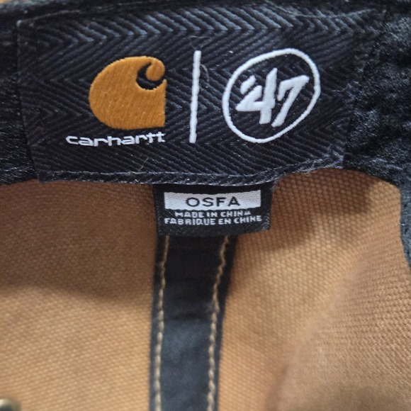 Cleveland‎ Browns Carhartt x '47 Hitch Adjustable Strapback Hat NFL Men's Cap - Picture 7 of 8